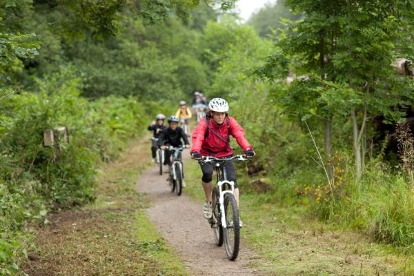 Mountain biking