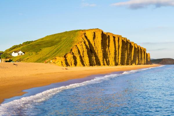 West Bay cliff