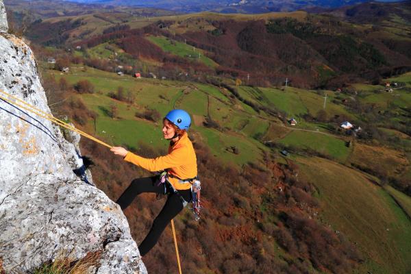 abseiling