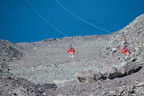 Zip World showing 2 on the zipwires