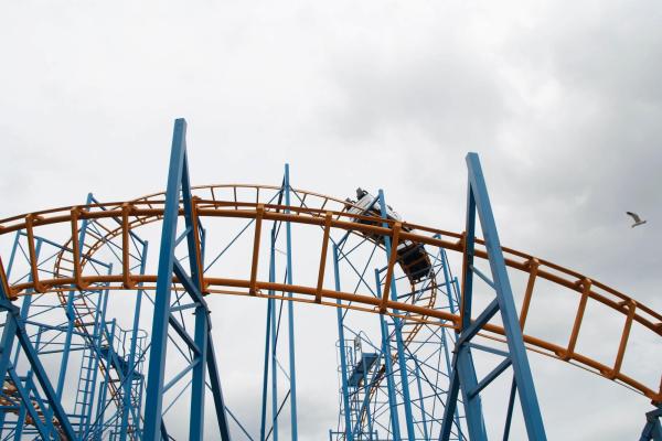 Roller coaster at Brean Leisure Park