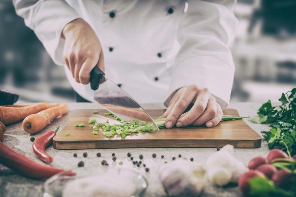 Image of a chef preparing food