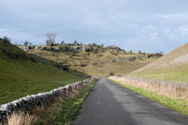 Walking and Rambling around Sheen Bunkhouse, view up valley