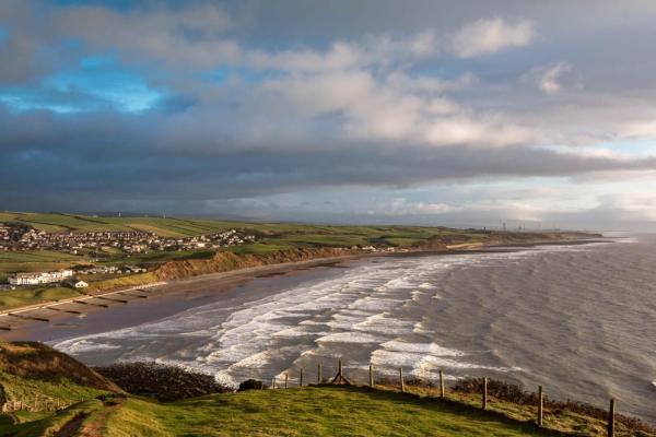 St Bees beach from St Bees Head