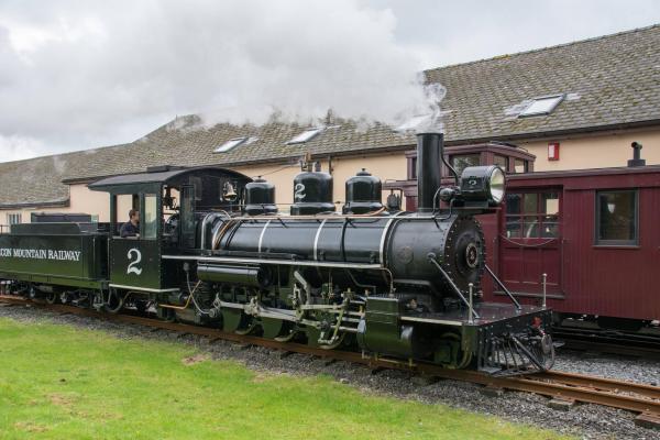 Brecon Mountain Railway steam train No. 2