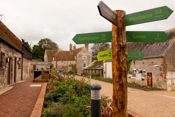 YHA South Downs sign