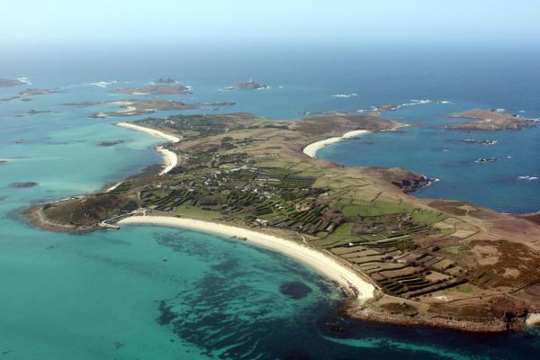 The Isles of Scilly, from the air