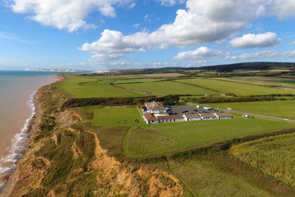 Aerial view of the Isle of Wight Pearl