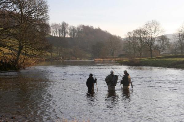 Men fishing in English river