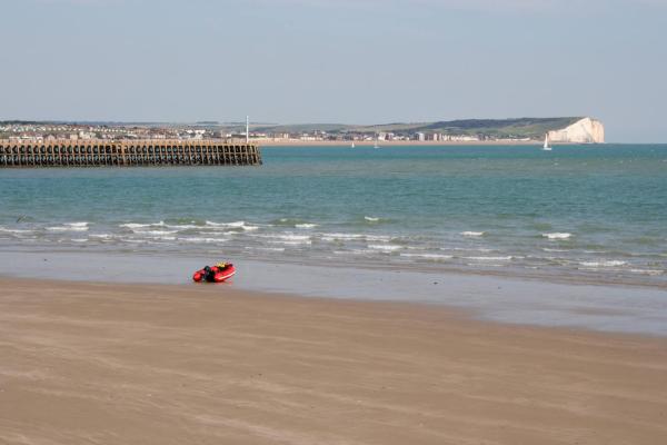 Littlehampton beach looking out to sea