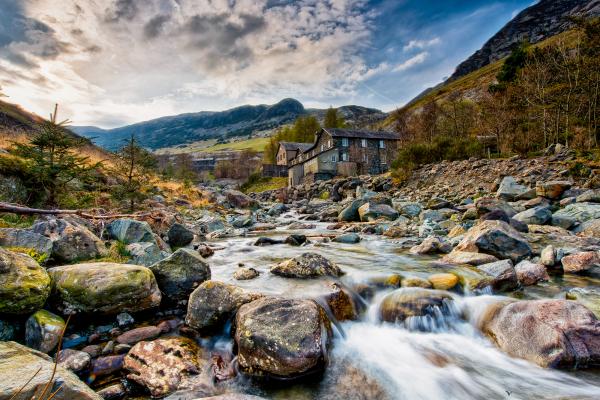 YHA Helvellyn and river