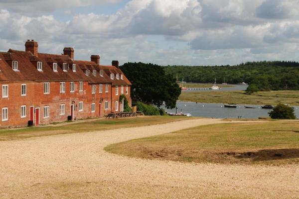 Bucker's Hard cottages in New Forest