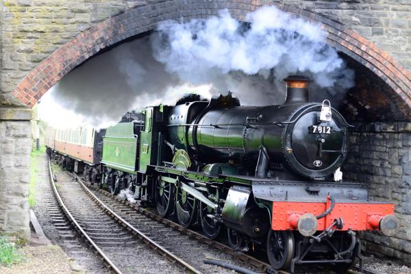 GWR 7812 Erlestoke Manor, at 'Arley, Worcestershire