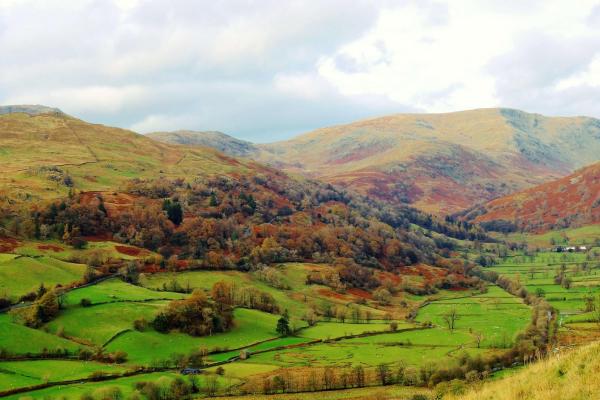 Walking and Rambling around Windermere, view of Troutbeck Valley