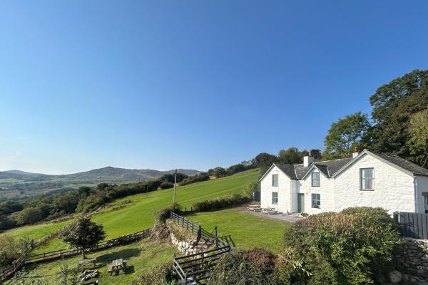 YHA Rowen with view over countryside 