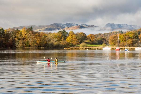 Canoeing & sailing on Windermere