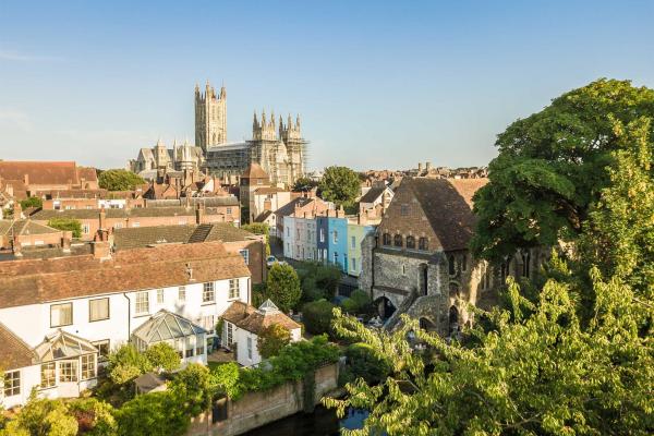 View of Canterbury cathedral