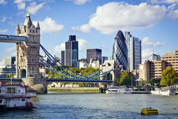 London Skyline near Tower Bridge