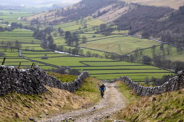 Mountain biking near Kettlewell