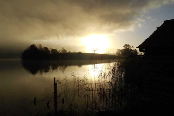 Esthwaite Water at sunset