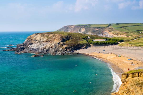 Gunwalloe Church Cove Beach