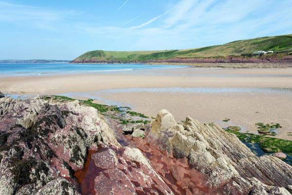 Manorbier beach