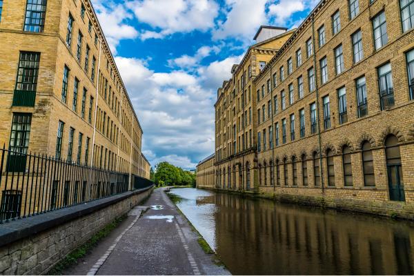 View of Saltaire: Victorian Model Industrial Village