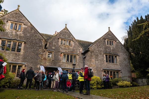 Social walk from YHA Hartington Hall during festival of walking