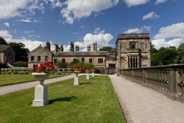 YHA Ilam Hall exterior in summer