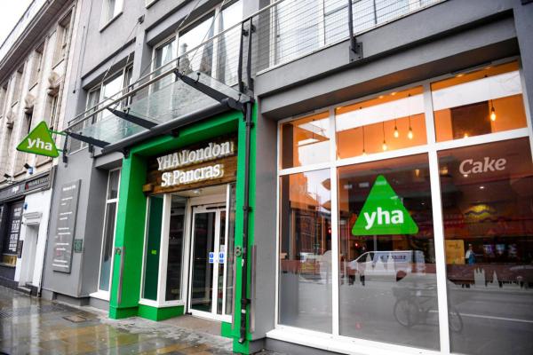 YHA London St Pancras entrance