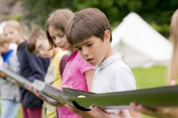 Young children on a YHA School Trip