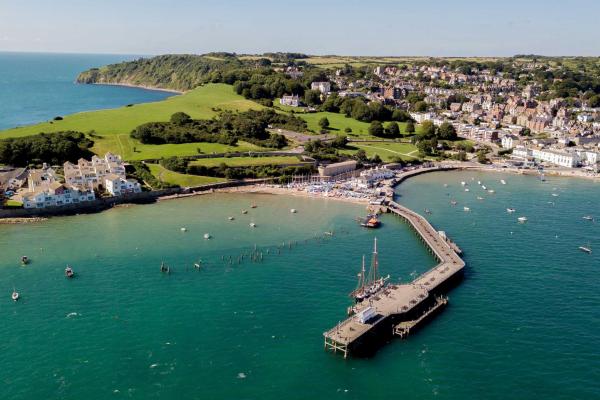 Swanage aerial view