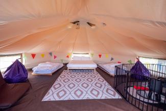 Premium bell tent interior 