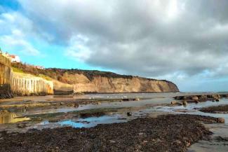 Cliffs overlooking the sea