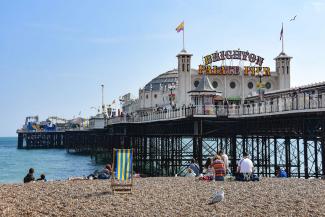 Brighton Palace Pier on a summers day 