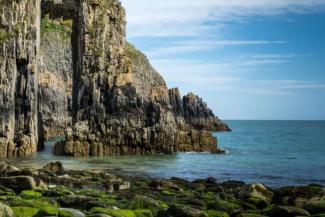 Rugged cove overlooking the ocean