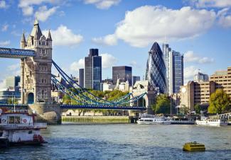 London Skyline near Tower Bridge