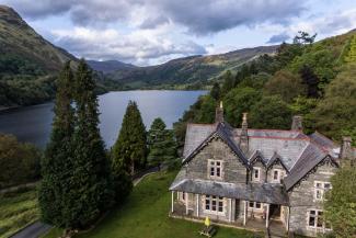 View over YHA Snowdon Bryn Gwynant