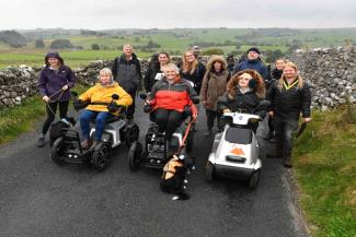 Accessible social walk in Malham