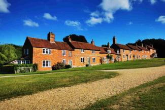 Red brick cottages