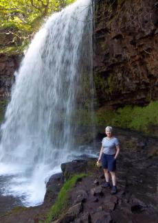 Katherine at Swgd-yr-Eire Brecon Beacons