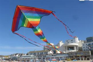 Kite flying at St Ives