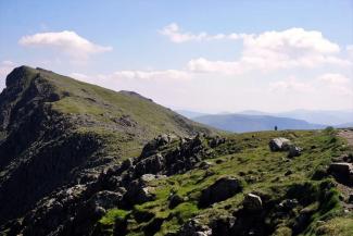 Walkers on Mosedale Horseshoe, Lake District