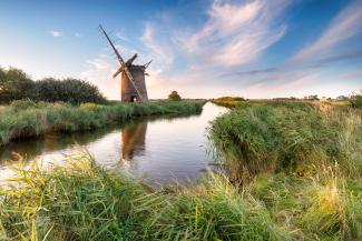 Windmill on the Norfolk Broads