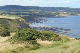 Ravenscar beach view