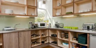 Self-catering kitchen at YHA