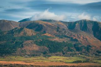 View of Skiddaw in autumn, Lake District