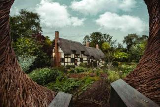 Anne Hathaway's cottage in Stratford-Upon-Avon