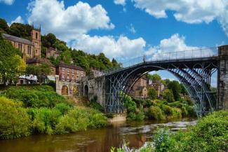 The Iron Bridge in Shropshire