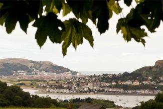 View from YHA Conwy